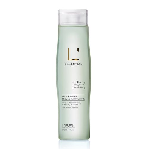 Agua Micelar Efecto Matificante Essential 180 ml.
